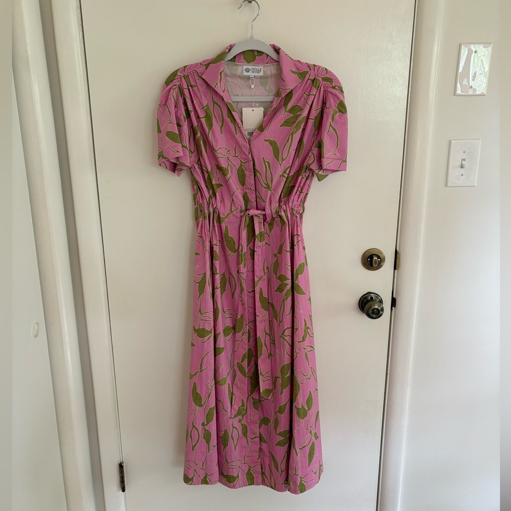 HOLLY SHAE bria dress dancing leaves
